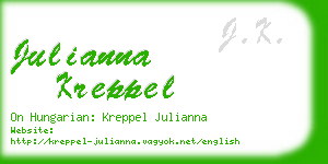 julianna kreppel business card